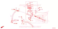 MAITRE CYLINDRE DE FREIN ARRIERE pour Honda SH 125 4ED 2023