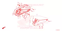 COUVERCLE GAUCHE pour Honda PCX 125 ABS 2022