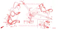 GUIDON   CARENAGE pour Honda FORZA 350 VOICE CONTROL 2022