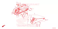COUVERCLE GAUCHE pour Honda PCX 125 CBS 2022