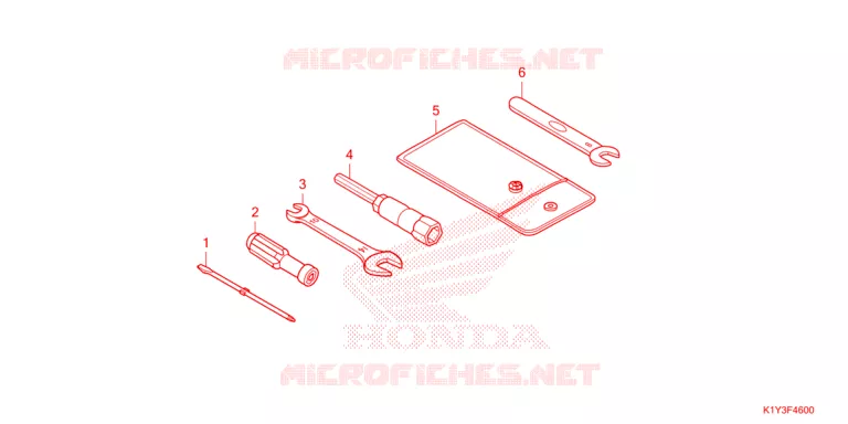 OUTIL Honda SCOOTER 125 PCX 2024  WW125AP