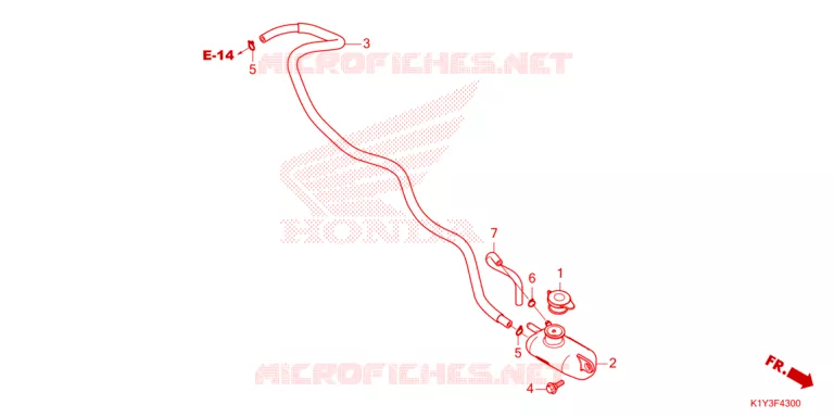 VASE D'EXPANSION Honda SCOOTER 125 PCX 2023  WW125AP