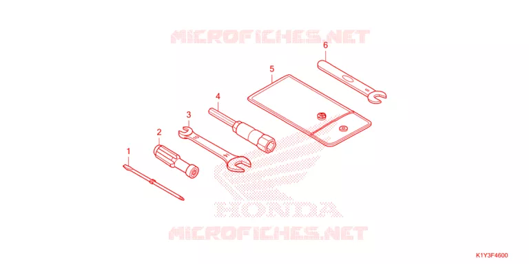 OUTIL Honda SCOOTER 125 PCX 2023  WW125P