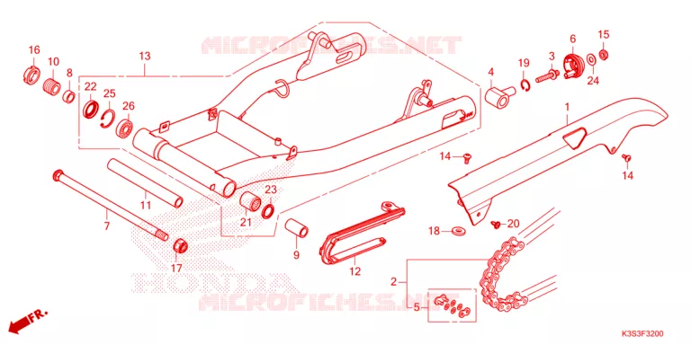 BRAS OSCILLANT Honda MOTO 250 CL 2024  CL250AP