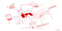 AUTOCOLLANTS pour Honda XL 750 TRANSALP 2023