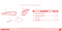 REPOSES PIEDS RALLY pour Honda XL 750 TRANSALP 2023