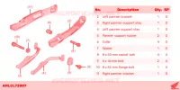 SUPPORTS VALISES pour Honda XL 750 TRANSALP 2023