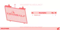 RADIATOR GRILL pour Honda XL 750 TRANSALP -4ED- 2023