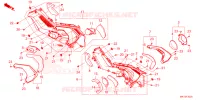 COUVERCLES LATERAUX pour Honda X ADV 750 LOWER 2023