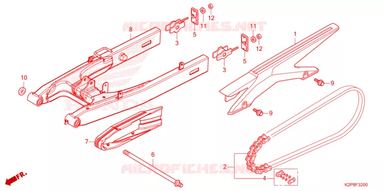 BRAS OSCILLANT Honda MOTO 150 RS 2023  FS150FAP_MA
