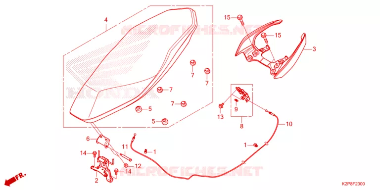 SELLE Honda MOTO 150 RS 2024  FS150FAP_MA