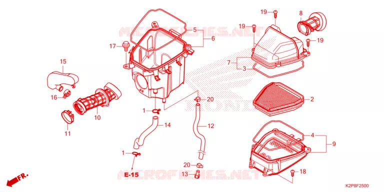 FILTRE A AIR Honda MOTO 150 RS 2024  FS150FAP_MA
