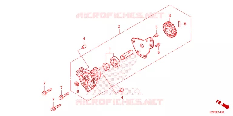POMPE A HUILE Honda MOTO 150 RS 2023  FS150FAP_MA