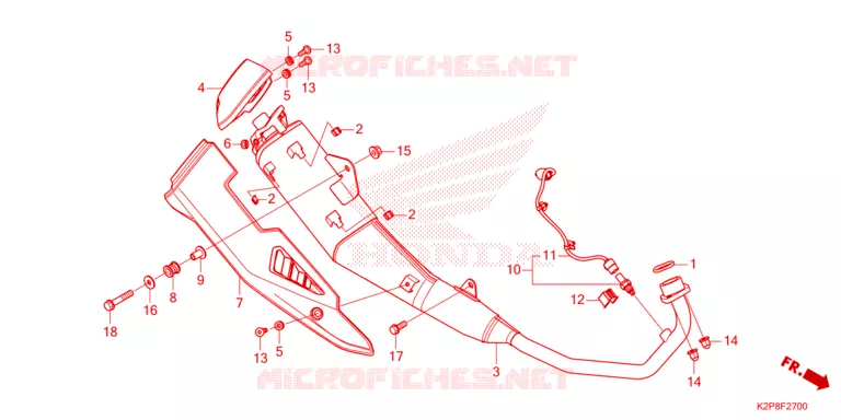 SILENCIEUX D'ECHAPPEMENT Honda MOTO 150 RS 2024  FS150FAP_MA