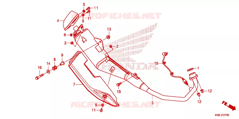 SILENCIEUX D'ECHAPPEMENT Honda SCOOTER 150 WINNER 2020  FS150FAL_V