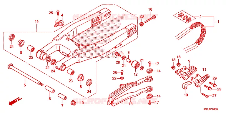 BRAS OSCILLANT Honda MOTO 150 CRF 2015  CRF150RBF