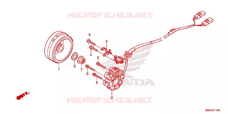 ALTERNATEUR Honda MOTO 150 CRF 2016  CRF150RBG