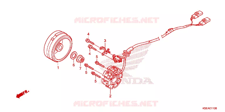 ALTERNATEUR Honda MOTO 150 CRF 2015  CRF150RF