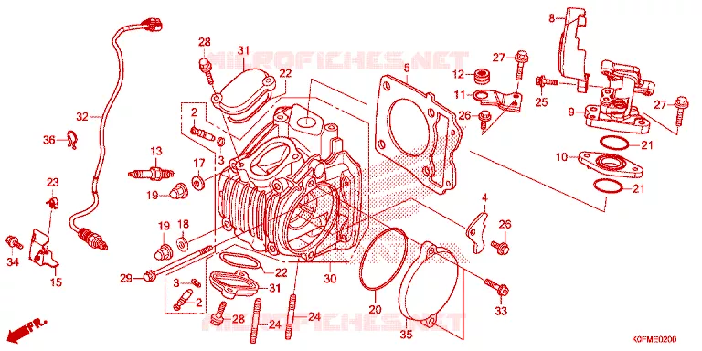 CULASSE Honda MOTO 125 MONKEY 2020  Z125ML