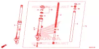 FOURCHE pour Honda BIZ 125 2023