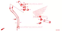 POIGNEE   COMMODO   CABLE pour Honda BIZ 125 2023