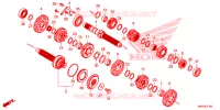 BOITE DE VITESSES pour Honda CBR 1000 RR SP BREMBO 2023