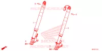 FOURCHE pour Honda CBR 1000 RR SP BREMBO 2023