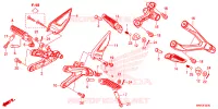 REPOSE PIED pour Honda CBR 1000 RR SP BREMBO 2023