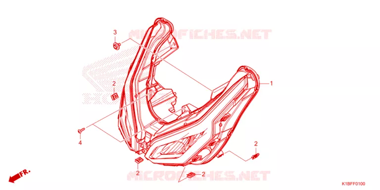 PHARE Honda SCOOTER 350 FORZA 2023  NSS350AP