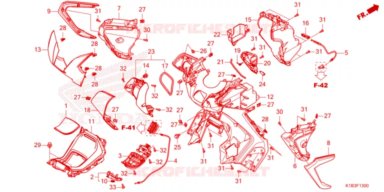 PROTEGE JAMBES Honda SCOOTER 350 FORZA 2023  NSS350AP