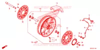 ROUE AVANT pour Honda CBR 1000 RR SP BREMBO 2022