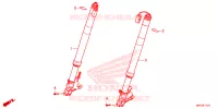 FOURCHE pour Honda CBR 1000 RR SP BREMBO 2022