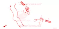 COMMODOS   POIGNEES   CABLES pour Honda SUPER CUB 125 ABS 2023
