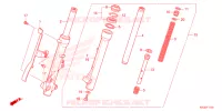 FOURCHE pour Honda SUPER CUB 125 ABS 2023