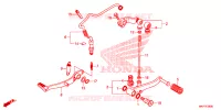 PEDALE pour Honda CB 500 X ABS 2023