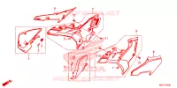 COUVERCLES LATERAUX pour Honda CB 500 X ABS 2023