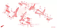 REPOSE PIED pour Honda CB 500 X ABS 2023
