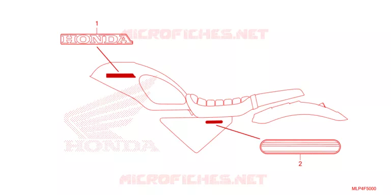 AUTOCOLLANTS Honda MOTO 500 CL 2023  CL500AP