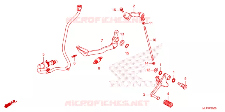 PEDALE Honda MOTO 500 CL 2023  CL500AP