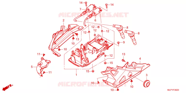 BOBINE D'ALLUMAGE Honda MOTO 500 CL 2023  CL500AP