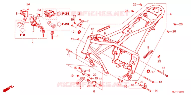 CADRE Honda MOTO 500 CL 2023  CL500AP