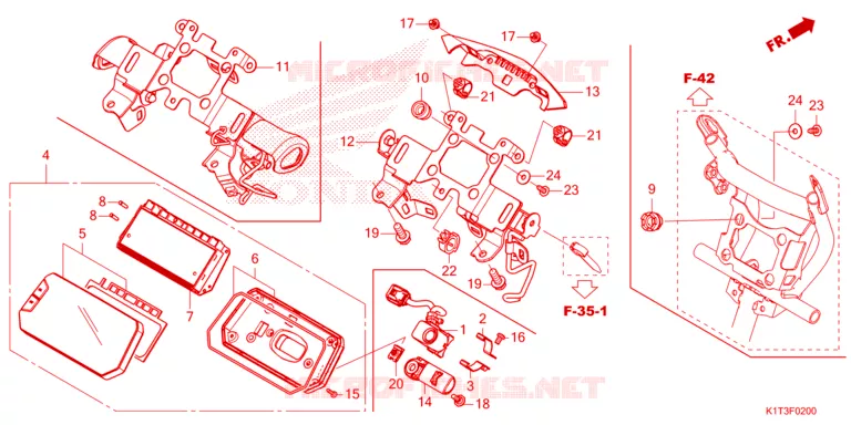 COMPTEUR Honda MOTO 250 CRF 2022  CRF250LRAM