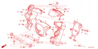COUVERCLE PHARE / COUVERCLE FOURCHE AVANT pour Honda NAVI 110 2023