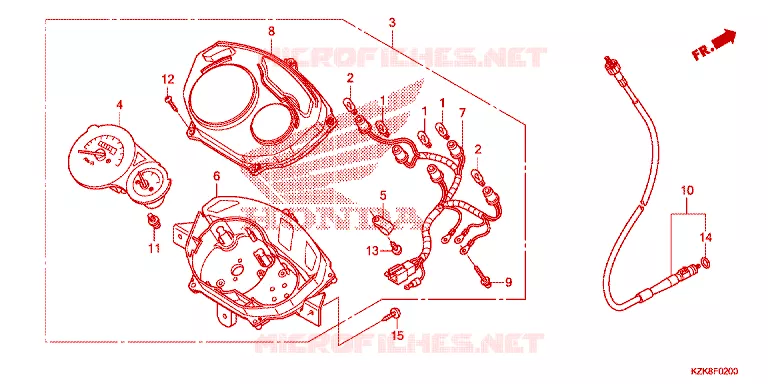 COMPTEUR Honda SCOOTER 110 DIO 2018  SCV110FBH