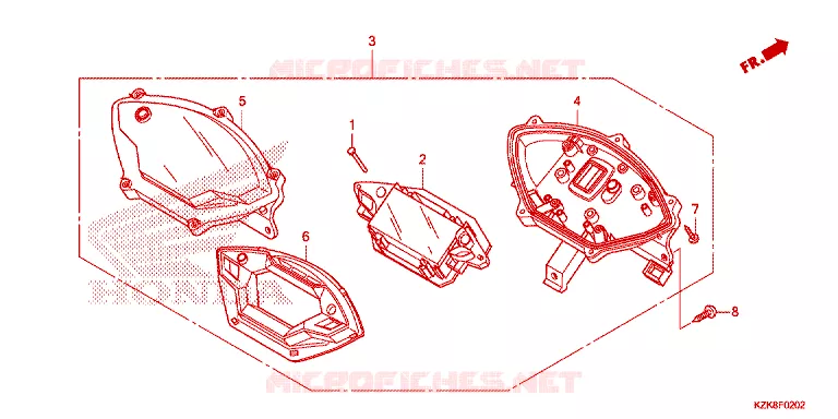 COMPTEUR Honda SCOOTER 110 DIO 2019  SCV110FBK