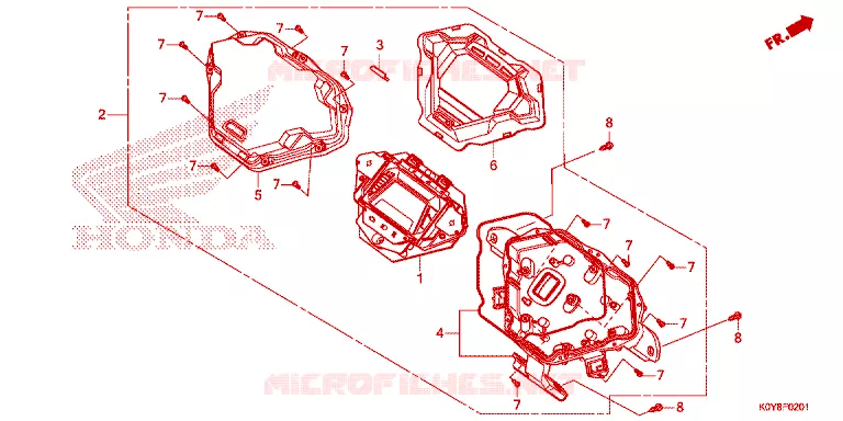 COMPTEUR Honda SCOOTER 110 DIO 2020  SCV110FBL