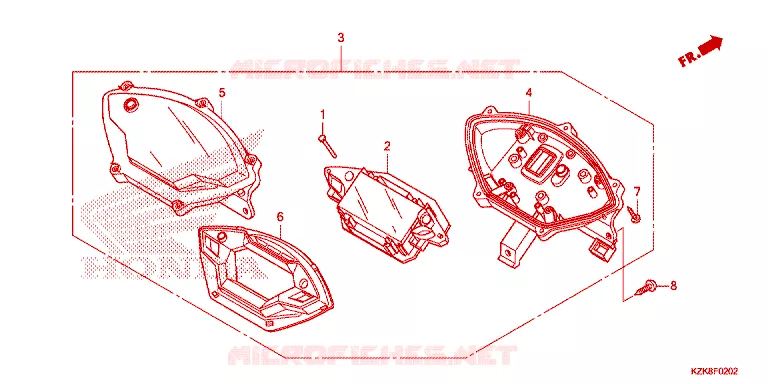 COMPTEUR Honda SCOOTER 110 DIO 2019  SCV110FK
