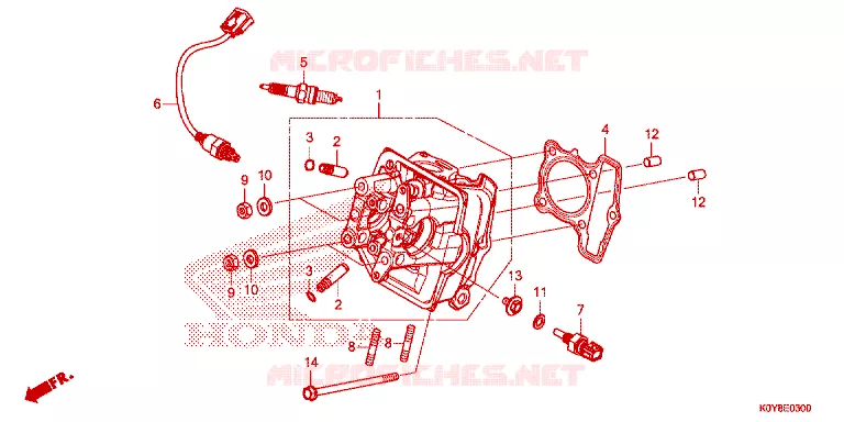 CULASSE Honda SCOOTER 110 DIO 2022  SCV110FM