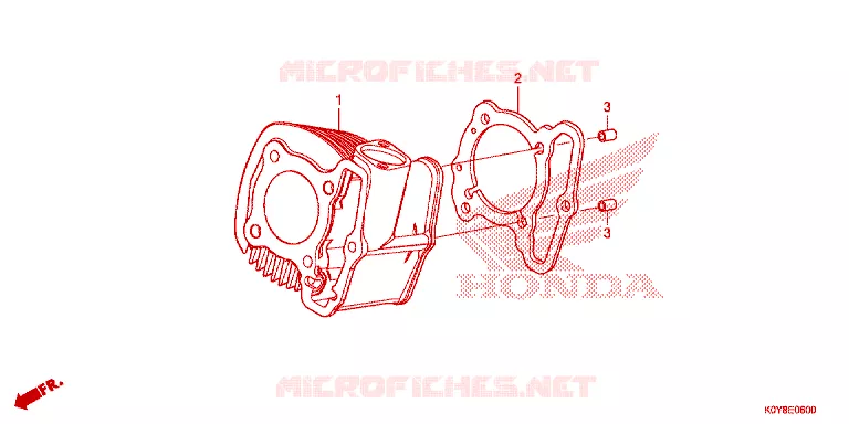 CYLINDRE Honda SCOOTER 110 DIO 2021  SCV110FM