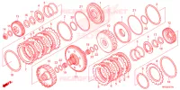 EMBRAYAGE pour Honda FOURTRAX 420 RANCHER 4X4 AT DCT 2023
